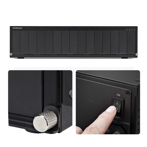 15-SLOT MEDIA CONVERTER CHASSIS UNMANAGED 19IN RACKMOUNT TAA