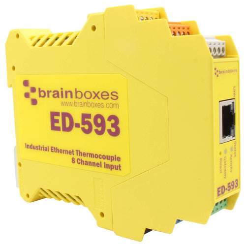 ETHERNET-8 THERMOCOUPLE INPUT OPERATING TEMPERATURE -40F TO +185F