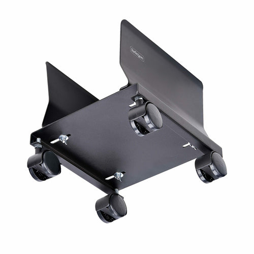 COMPUTER TOWER CART ROLLING CPU CADDY ON WHEELS PC MOUNT