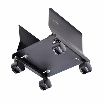 COMPUTER TOWER CART ROLLING CPU CADDY ON WHEELS PC MOUNT