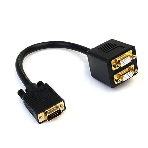 1FT VGA SPLITTER CABLE VGA TO 2X VGA