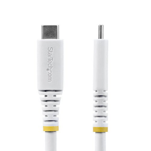 6FT USB4 CABLE WHITE USB-IF CERTIFIED 4K120/DP2.1/240W/20GBPS
