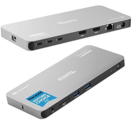PLUGABLE THUNDERBOLT DOCK DOCKING STATION WITH DISPLAYLINK