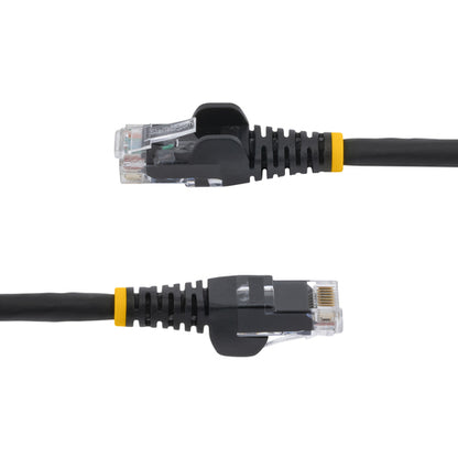 6FT BLACK CAT6 ETHERNET CABLE LSZH SNAGLESS PATCH CABLE LAN RJ45