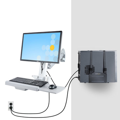WALL MOUNT WORKSTATION VESA - ERGONOMIC WALL MOUNT STANDING DESK