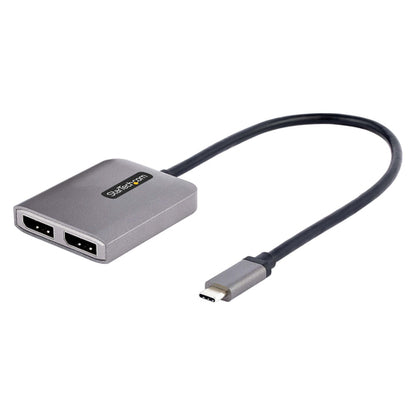 2-PORT USB C MST HUB 4K60HZ DUAL MONITOR ADAPTER WINDOWS