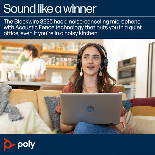 POLY BW 8225-M USB-C HS USB-C/A +USB-C/A