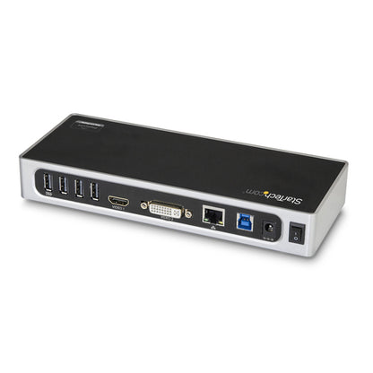 USB 3.0 DOCKING STATION UNIVERSAL DUAL MONITOR HDMI DVI VGA