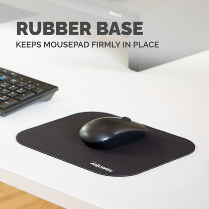 BLACK MEDIUM MOUSE PAD
