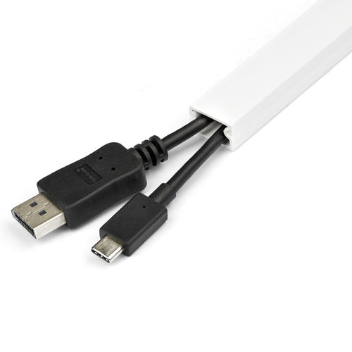 WALL CABLE RACEWAY W/ ADHESIVE CABLE MANAGEMENT POWER CORD HIDER