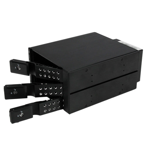HARD DRIVE BAY MOBILE RACK 3.5 SATA SAS HDD TRAYLESS HOT SWAP (HSB3SATSASBA)