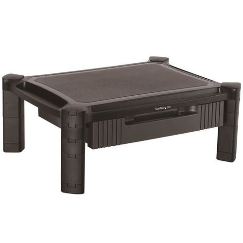 MONITOR RISER STAND WITH DRAWER COMPUTER SCREEN HEIGHT ADJUSTABLE