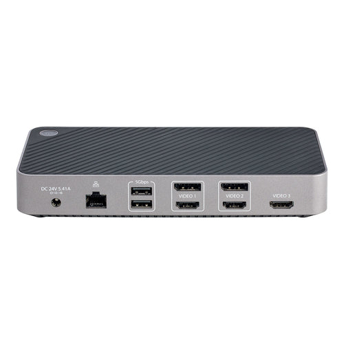 USB-C TRIPLE MONITOR DOCKING STATION 2XHDMI AND/OR DP GBE