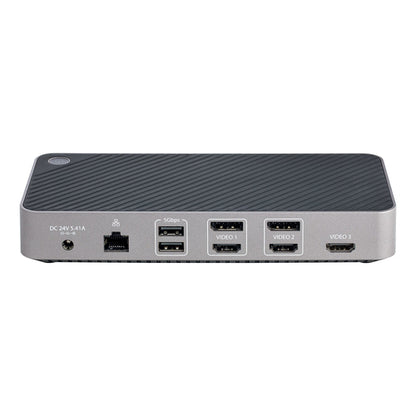 USB-C TRIPLE MONITOR DOCKING STATION 2XHDMI AND/OR DP GBE
