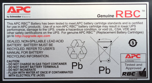 UPS REPLACEMENT BATTERY RBC43