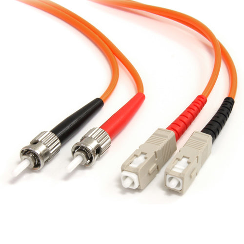 1M MULTIMODE FIBER OPTIC CABLE OM1 ST/SC 10G LSZH FIBER CABLE
