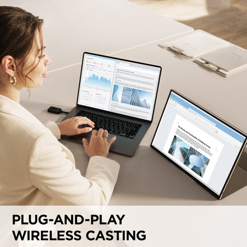 16IN PORTABLE IPS MONITOR WITH BUILT IN BATTERY AND WIRELESS CASTI