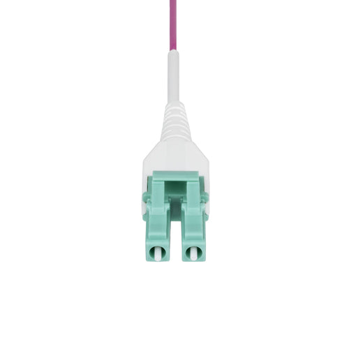 OM4 LC/LC MULTIMODE FIBER CABLE UNIBOOT/OFNR RISER/100G - 50/125