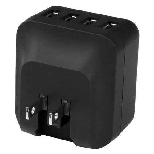 4 PORT USB TRAVEL WALL CHARGER UNIVERSAL TRAVEL USB POWER ADAPTER