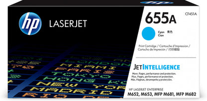 655A CYAN ORIGINAL TONER CARTRIDGE FOR LASERJET
