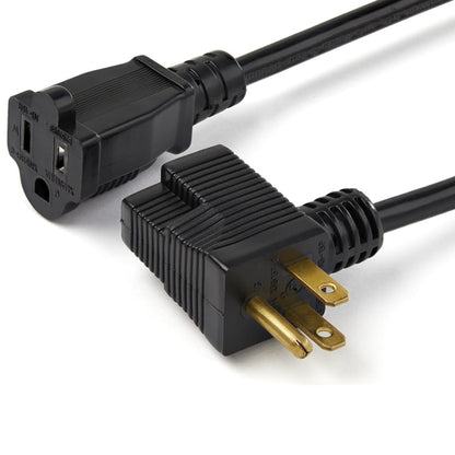 3FT POWER EXTENSION CORD NEMA 5-15P TO 2X 5-15R PIGGYBACK CABLE
