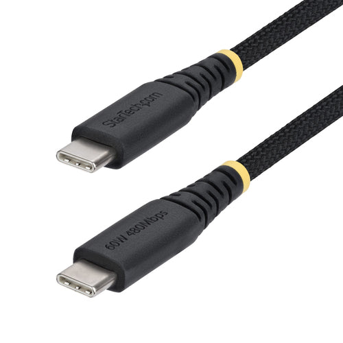 1FT USB-C CHARGING CABLE 60W PD/RUGGED USB 2.0 CHARGER CORD