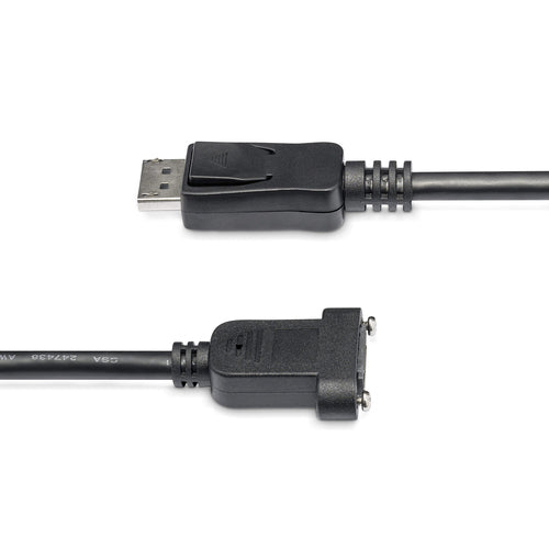 3FT PANEL MOUNT DISPLAYPORT CABLE DP 1.2 VIDEO EXTENSION CORD