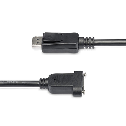 3FT PANEL MOUNT DISPLAYPORT CABLE DP 1.2 VIDEO EXTENSION CORD