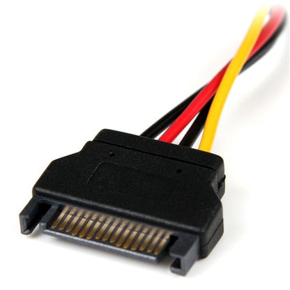6IN 15 PIN SATA TO LP4 POWER CABLE ADAPTER SATA TO MOLEX