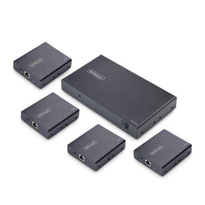 4-PORT HDMI EXTENDER/SPLITTER - 1X4 HDMI OVER ETHERNET KIT