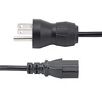 HOSPITAL GRADE POWER CORD NEMA 5-15P TO C13 POWER SUPPLY CABLE 3FT