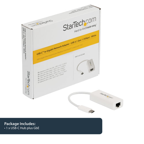 USB C TO ETHERNET ADAPTER USBC GIGABIT RJ45 LAN NETWORK DONGLE