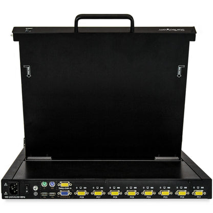 8 PORT RACKMOUNT KVM CONSOLE INTEGRATED LCD MONITOR KVM SWITCH