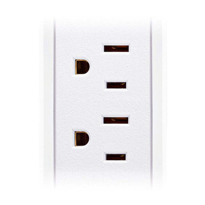 CYBERPOWER CSP604UCW SURGE 1500J 4 CORD USB-AC WHITE