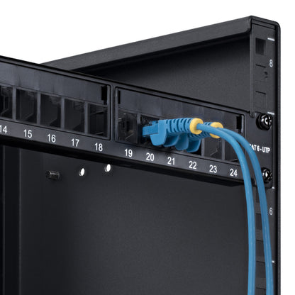 1U BLANK KEYSTONE PATCH PANEL 24 PORT/UTP/RACKMOUNT RJ45 PANEL (C6PANELUTP241U)
