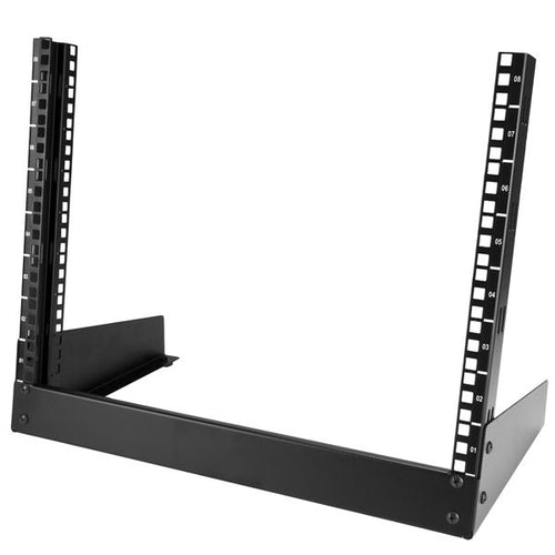 8U OPEN FRAME SERVER RACK 2 POST NETWORK AV EQUIPMENT RACK