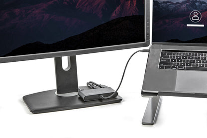THUNDERBOLT 3 MINI DOCK DUAL 4K UNIVERSAL LAPTOP DOCKING STATION
