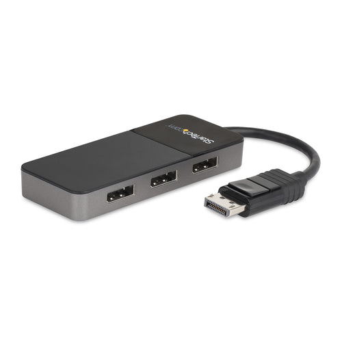 DP 1.4 MULTI MONITOR ADAPTER 3 PORT DISPLAYPORT SPLITTER MST HUB