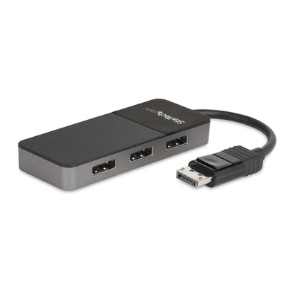 DP 1.4 MULTI MONITOR ADAPTER 3 PORT DISPLAYPORT SPLITTER MST HUB