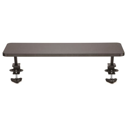 CLAMP ON MONITOR RISER SHELF ELEVATED COMPUTER MONITOR PLATFORM