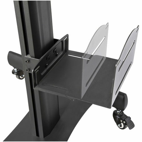 MOBILE WORKSTATION CART WITH MONITOR MOUNT HEIGHT ADJUST CART