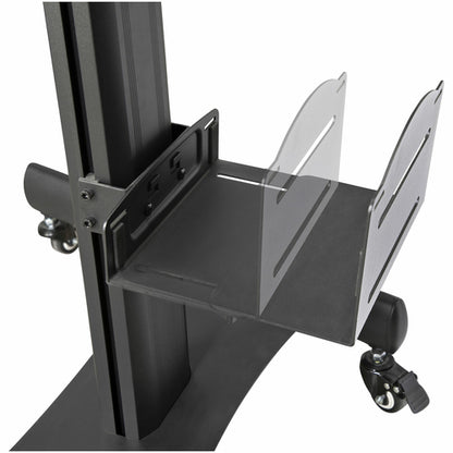 MOBILE WORKSTATION CART WITH MONITOR MOUNT HEIGHT ADJUST CART