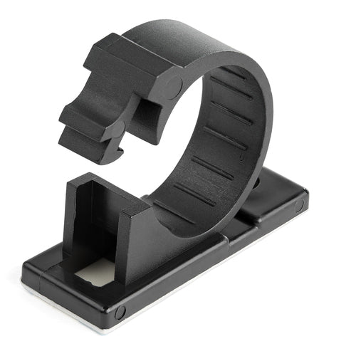 100 ADHESIVE CABLE MANAGEMENT CLIPS COMPUTER/NETWORK CORD HOLDER