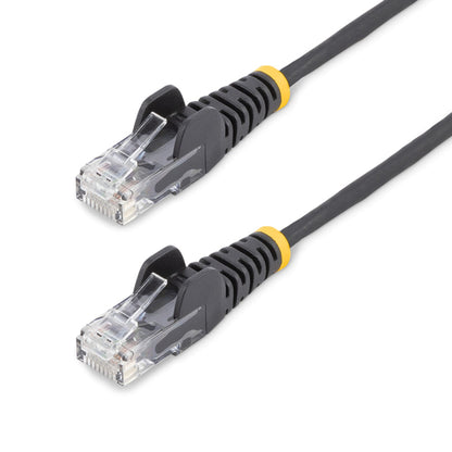 3FT BLACK CAT6 ETHERNET CABLE SLIM SNAGLESS RJ45 UTP PATCH CABLE