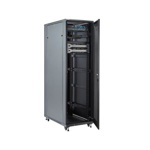 42U SERVER RACK CABINET 4 POST NETWORK EQUIPMENT RACK ENCLOSURE