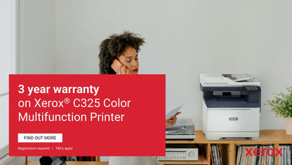 XEROX C325 COLOR MFP UP TO 35PP DUPLEX W/ COPY PRINT SCAN FAX WIFI