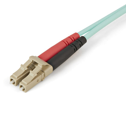 1M MULTIMODE FIBER OPTIC CABLE OM3 LC/LC 50/125 LSZH FIBER CABLE