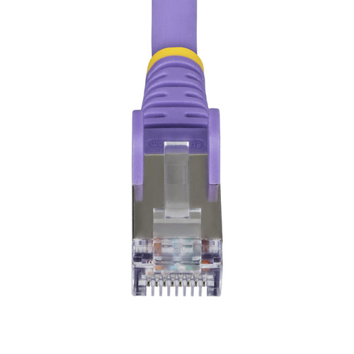 CAT6A ETHERNET CABLE - PURPLE 10GBE S/FTP LSZH 100W POE