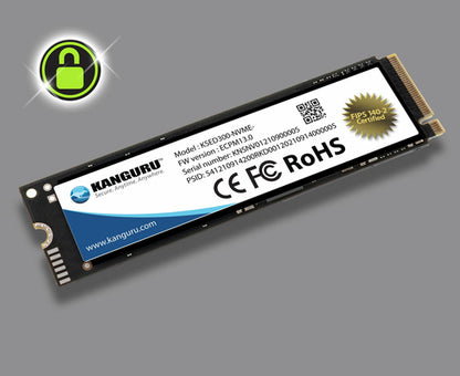 2TB M.2 NVME KANGURU SED300 FIPS 140-2 HARDWARE ENCRYPTED M.2