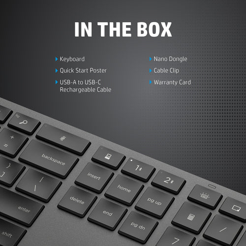 HP 975 DUAL-MODE WL KEYBOARD (3Z726AA#ABA)
